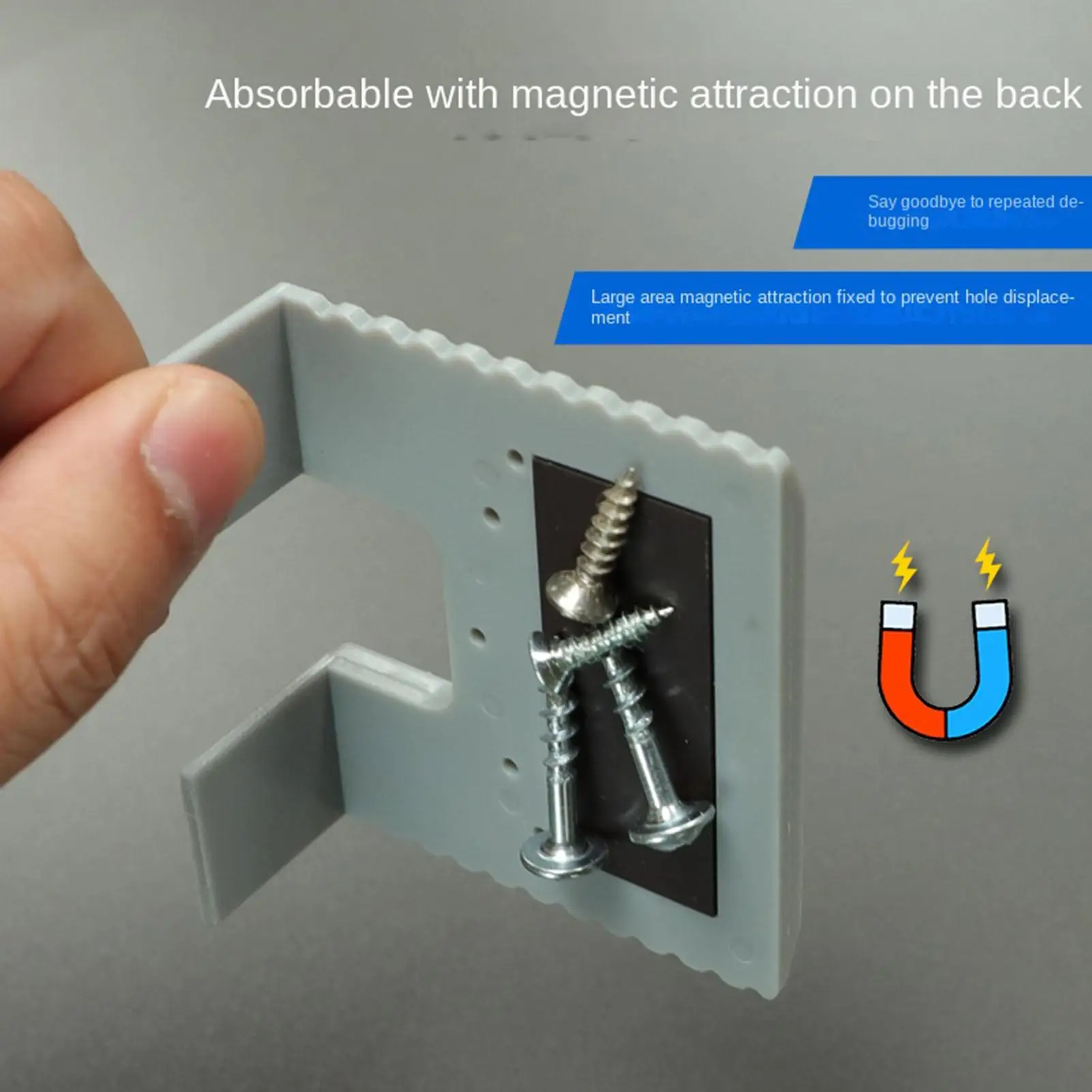 Door Jamb Hinge Jig Installation Template Precision Magnetic Tool for Door Latch Carpenter Latch for Home Kitchen Bathroom