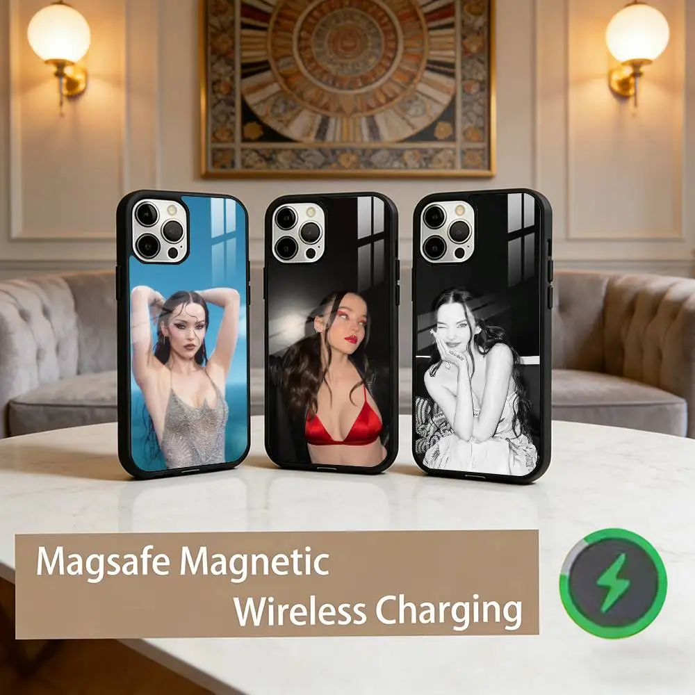 

Actress Dove Cameron Phone Case For iPhone17,16,15,14,13,12,11 Plus,Pro Max Magnetic For Magsafe Wireless Charging