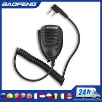 Baofeng Original Handheld Speaker Mic for Radio UV5R UV82  BF-888S Walkie Talkie Microphone for Kenwood TYT  Pofung Accessories