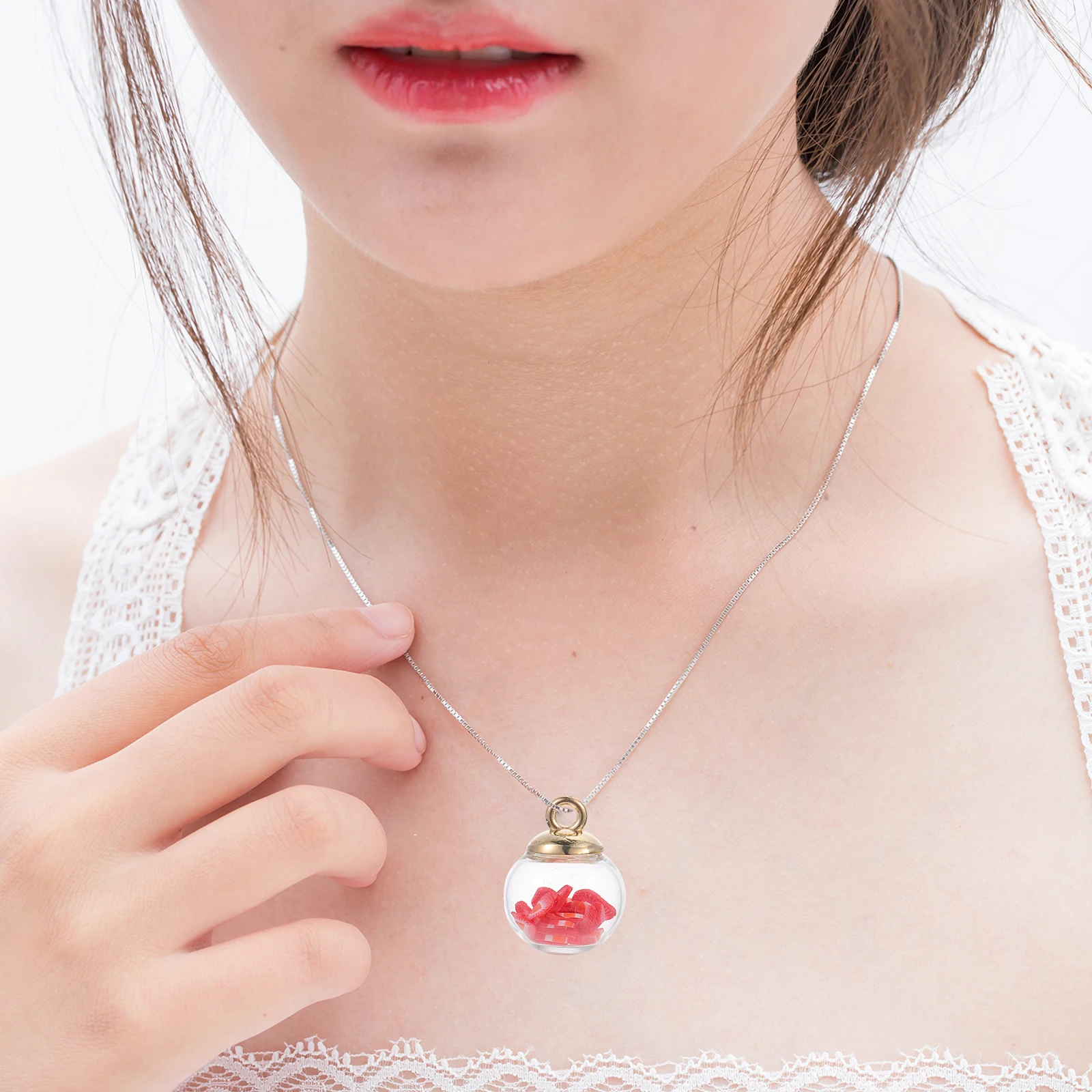 

30pcs Colorful Star Hanging Decorations Glass Ball Charms Pendants DIY Jewelry Making Supplies Handmade Gifts Accessories