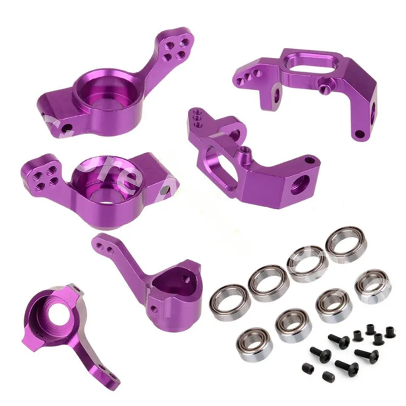 Piezas de mejora HSP para coche RC 4WD, accesorios para buje de dirección de aluminio, 02138, 02139, 02013, 02014, 02015, 102010, 102011