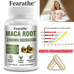 Maca Supplement - 2000 Mg - Muscle Mass, Endurance and Vitality Performance Support