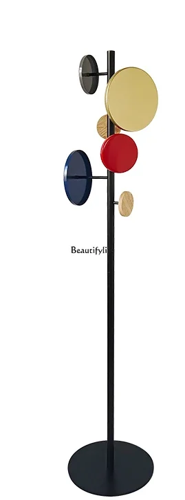 

Nordic home living room bedroom corner floor art coat rack corner light luxury hanger