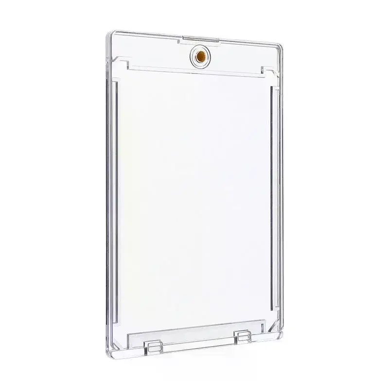 5/10PCS Clear Card Holder Magnetic Attraction Type Gaming Sports Trading Card Display Case Kpop Idol Photo Protective Sleeves