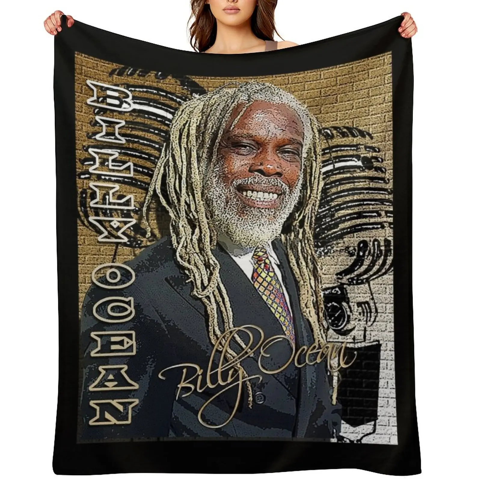 

Funny Men Premium Billy Hair People Call Me Throw Blanket Hair Multi-Purpose Winter beds Bed Blankets