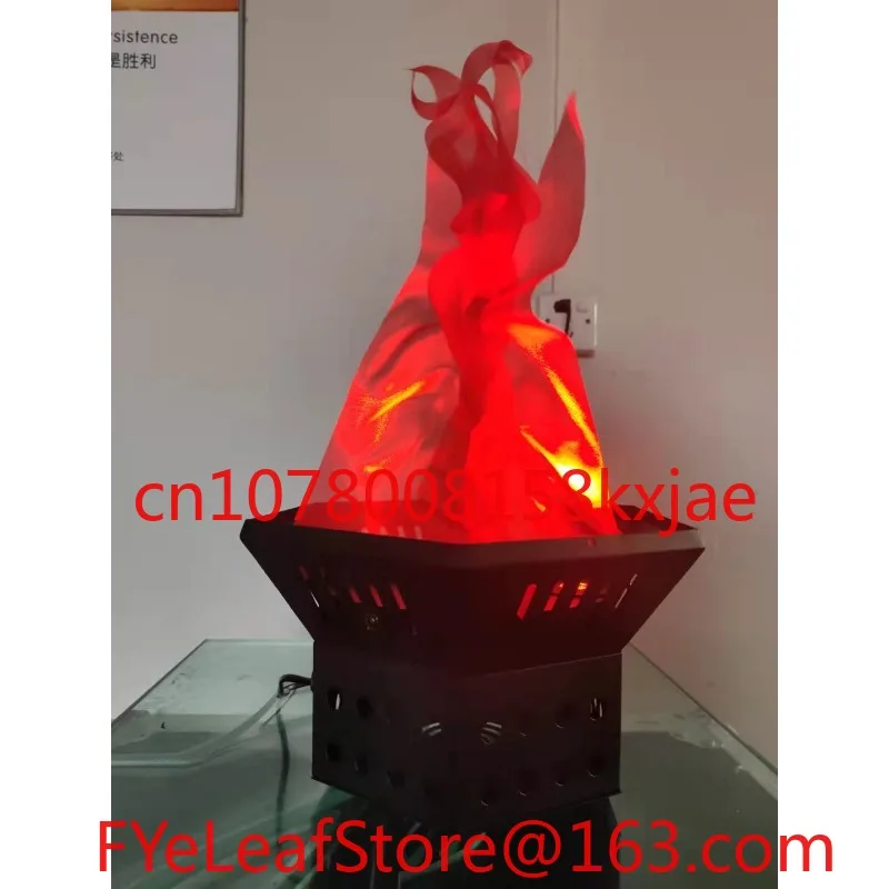 LED fire pillar fake flame wedding KTV bar electronic brazier halloween haunted house simulation bonfire party stage