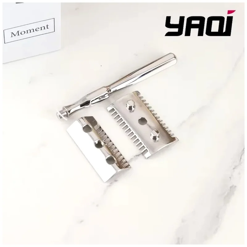 YAQI PAGODA MIRABILIS Stainless Steel Safety Razor Collectibles Beard Shaver Birthday Gift For Boyfriend Wet Shave Tools