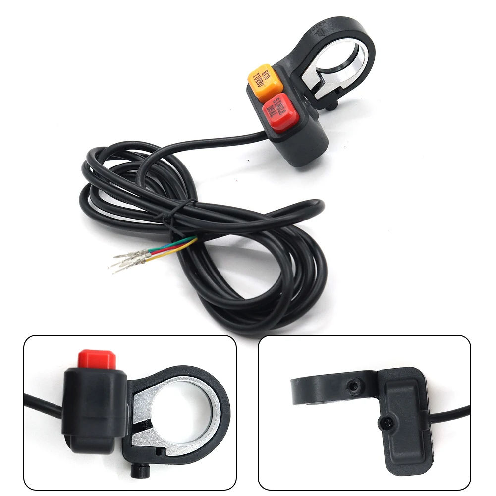 Electric Scooter Handlebar Headlight Horn Switch 10/11 Inch Dual Drive Low/High Speed 2-in-1 Switching Switch E-bike Parts