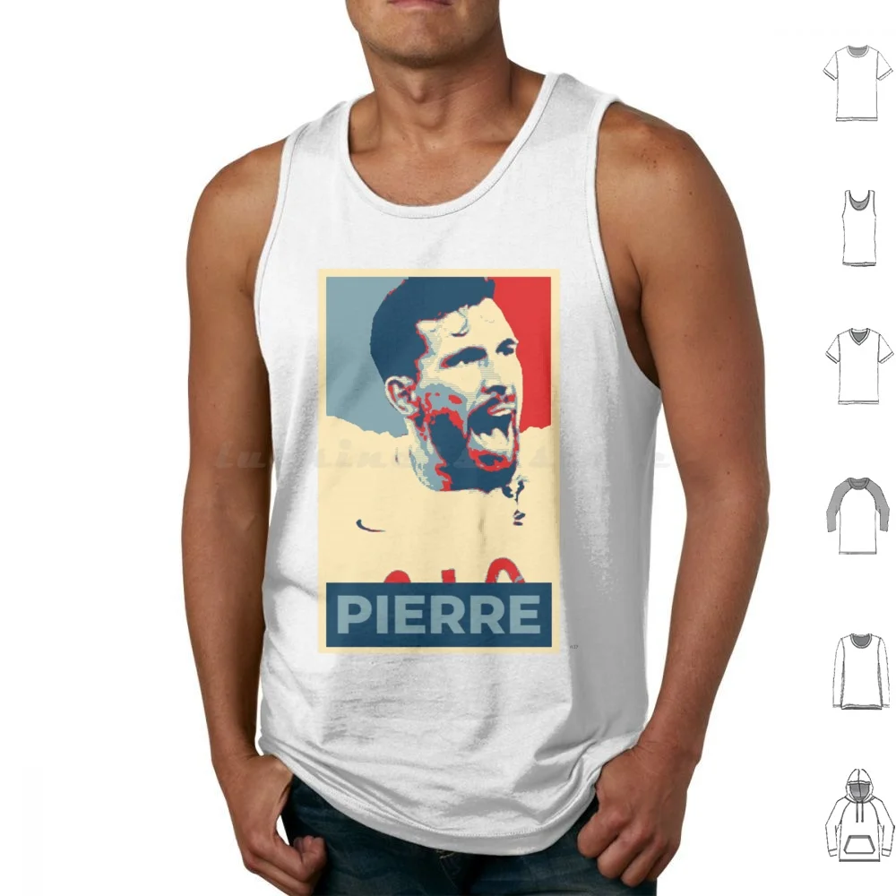 Hojbjerg-Hope Tank Tops Vest Sleeveless Coys Football Soccer Denmark Pierre Emile Hojbjerg Epl Premiership Hope Pop Art Obama