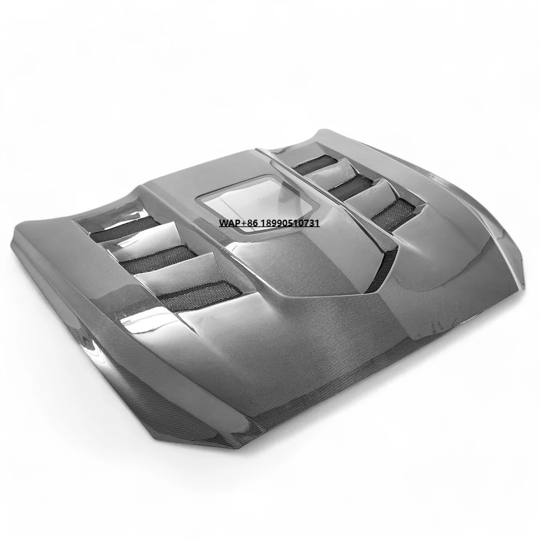 

Clear Style Carbon Fiber Front Bonnet Engine Hood Vented Design for Mustang S550.1 2015-2017 Condition New