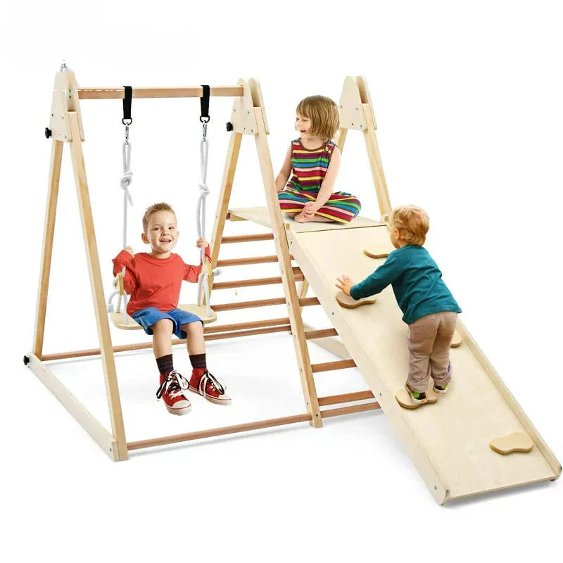 For TOP Playground Children's Indoor And Outdoor Baby montessori Indoor Climbing Frame Multifunctional Toddler Climbing Toy