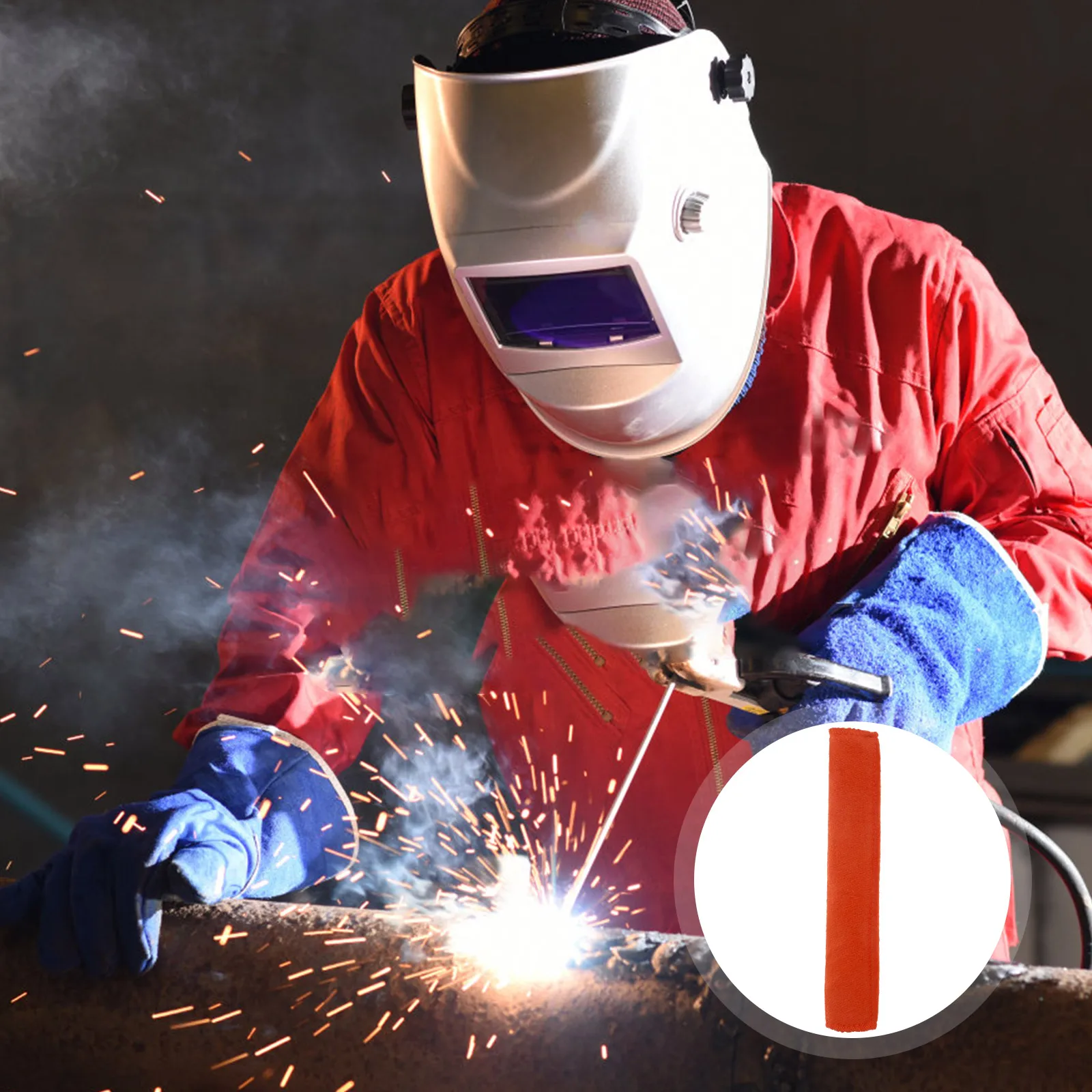 

4pcs Flame Retardant Liner For Welding Breathable Cushion Pad Removable Hard Hat Insert Protection Support Safety