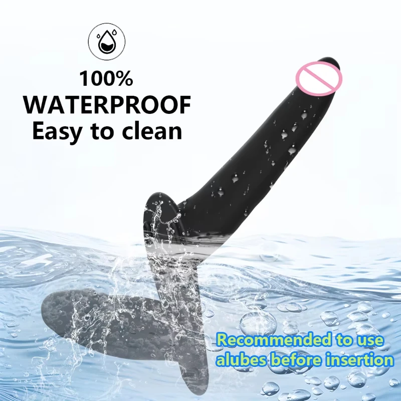 حزام على يمكن ارتداؤها مزدوج الاختراق الديك G-بقعة دسار سراويل للسحاقيات الشرج جهاز تدليك للمهبل الأزواج الجنس لعب منتجات الكبار #5