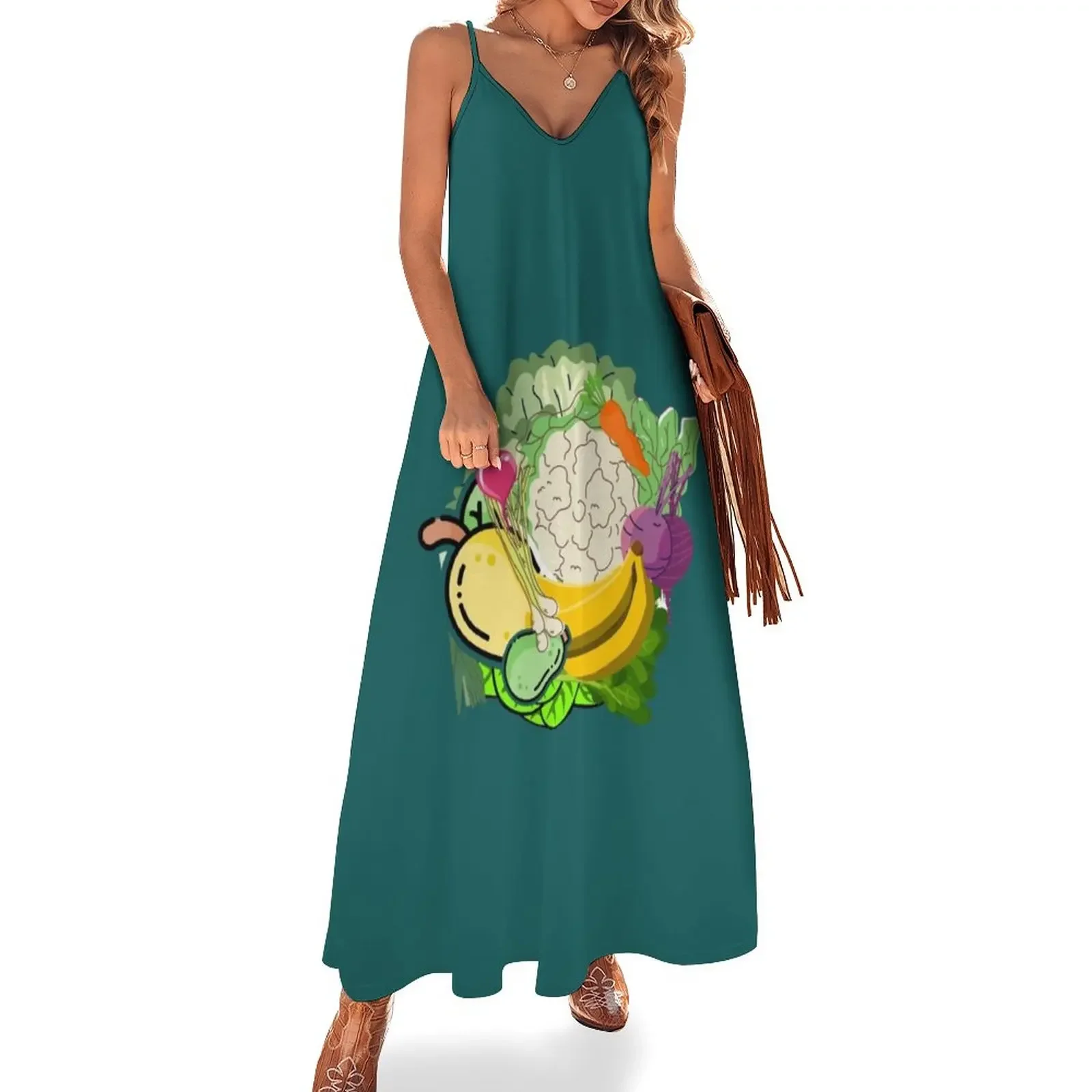 

Vegan Are Everywhere Sleeveless Dress women's evening dress 2025 Women's dress