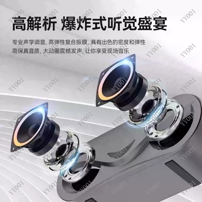 Portable Bluetooth Speaker Dual Driver Subwoofer Loud Sound Mini Wireless Speaker for Car Outdoor