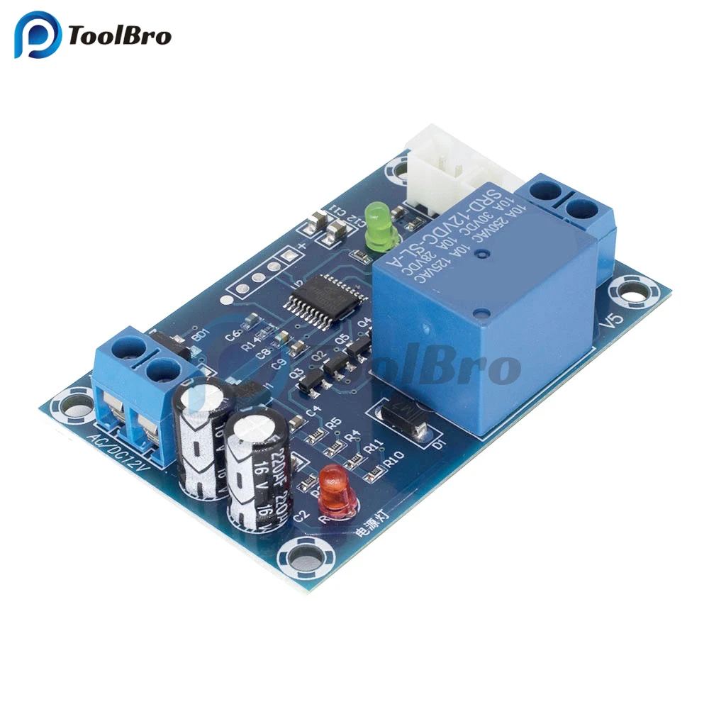 DC 12V Automatic Water Level Sensor Controller Switch Liquid Level Detection Sensor Control Relay for Tower Tank Pool Pump Motor