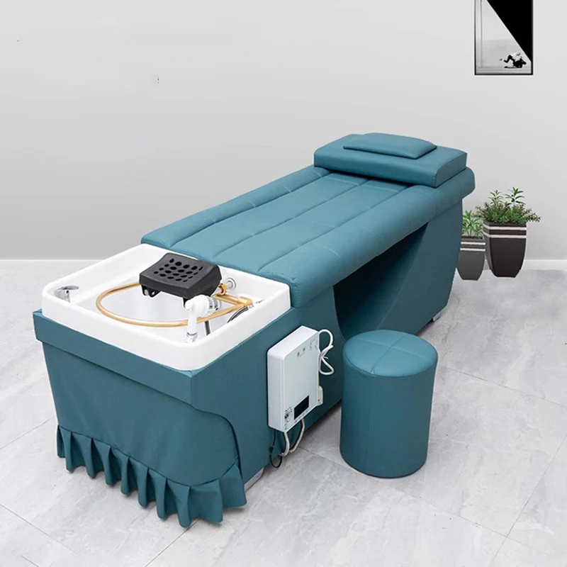 

Stretcher Spa Hair Barber Wash Professional Luxury Salon Makeup Basin Hairdressing Seats Beauty Camillas Masaje Shampoo Bed