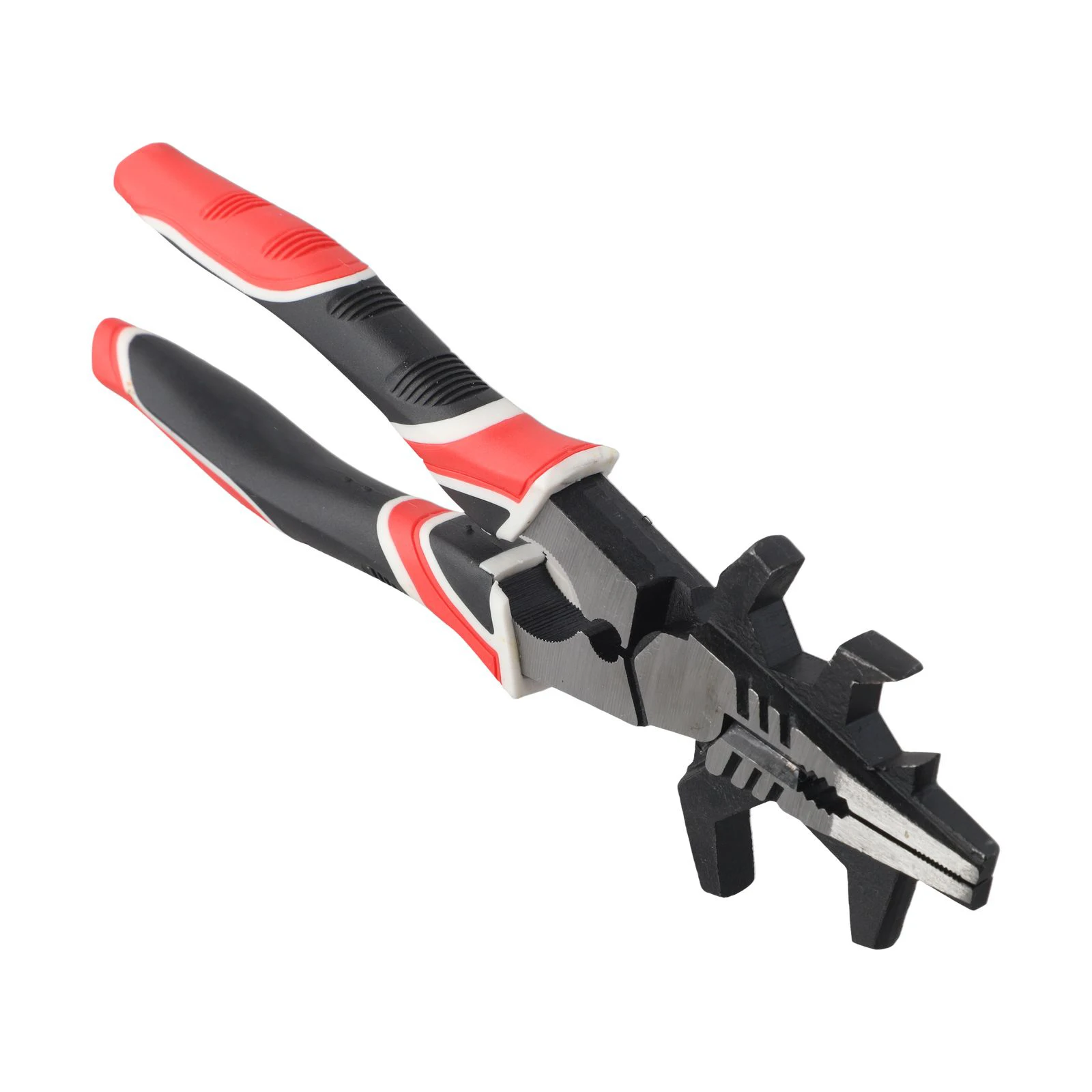 Pinza multifunzione con impugnatura antiscivolo TPR Maniglia antiscivolo Design intuitivo Strumento versatile Acciaio ad alto tenore di carbonio