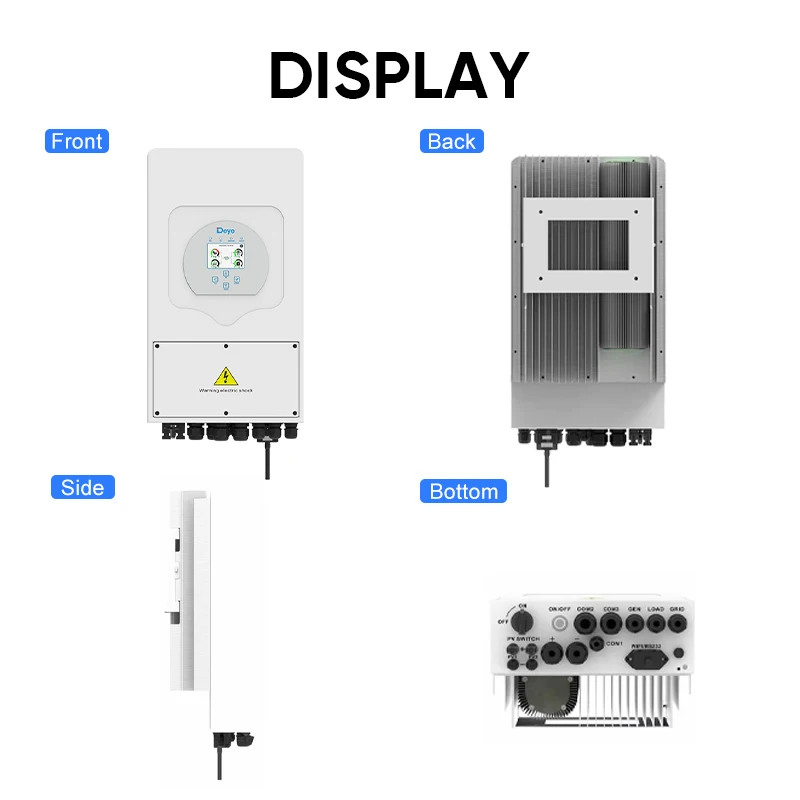 Deye 6KW Hybrid Solar Inverter SUN-6K-SG05LP1-EU Single Phase 2 MPPT With WIFI RS485/CAN Max. 16 Parallel Solar Inverter