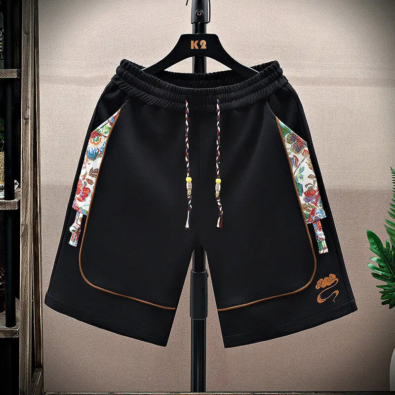 

Мужские летние шорты из ледяного шелка 2025: Новинка, тренд, быстросохнущие, спортивные, свободные, универсальные, пляжные, длиной до колена, дышащие