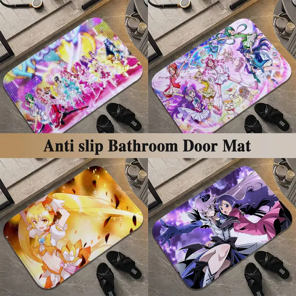 

Pretty Cure Floor Mat Printed Large Carpets Room And Bedroom Carpets Bathroom Anti Slip Door MATS Small Carpets