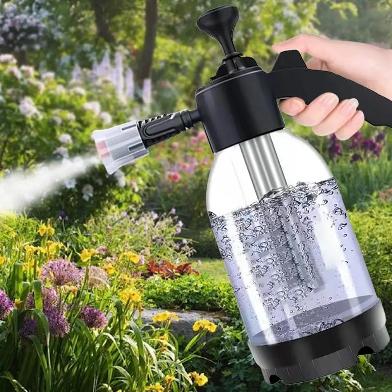 

Foam Car Wash Sprayer Garden Hose Foaming Cannon 2L Handheld Foam Cannon for Garden Hose Multifunctional Car Wash Spray