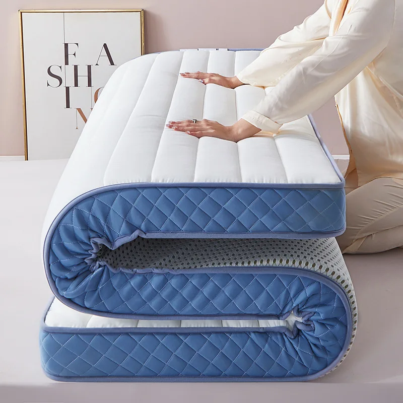 

Knitted cotton memory latex mattress dormitory thickened non-slip mattress student padded tatami single double bed mats