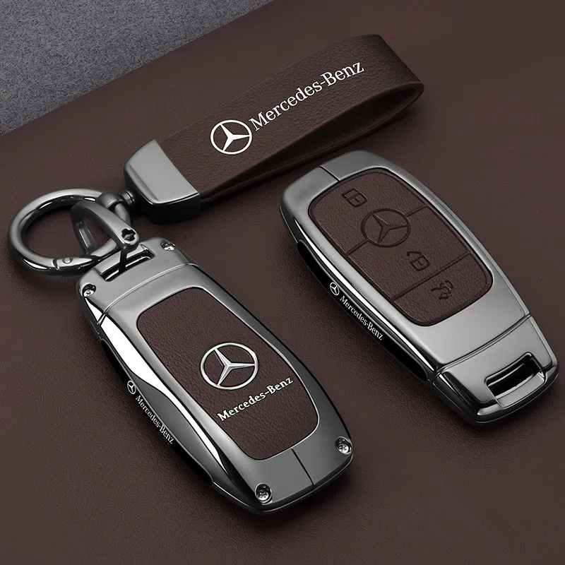 Mercedes Benz E300L keycase 25 models GLB220 car C260L men's GLE350 high-end feeling A200L shell buckle package