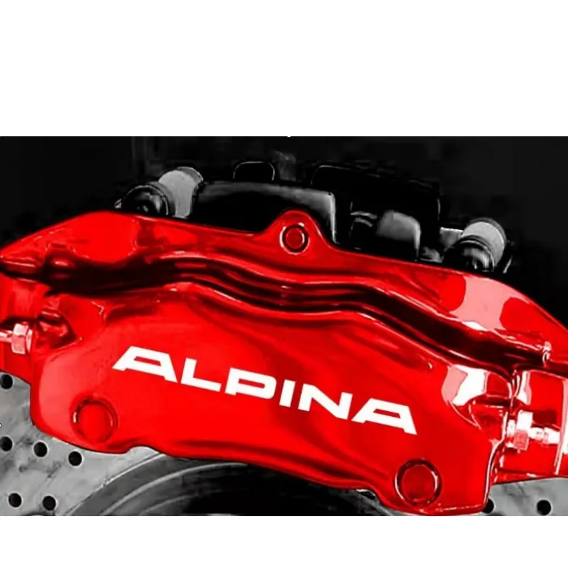 

6pcs/set 3 sizes Custom Car Caliper Sticker Decals for Alpina Heat Resistant