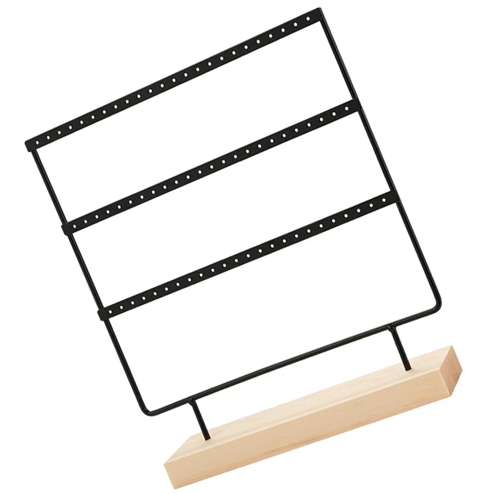 3-уровневая настольная стойка для ювелирных изделий, железная подставка для сережек, органайзер для ожерелья, колец, браслетов, держатель для хранения, держатель для ожерелья