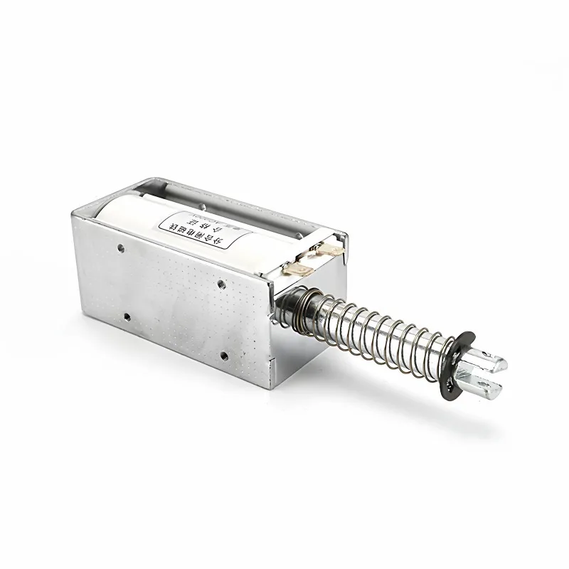 Push-Pull Electromagnet Open And Close Solenoid 24V 220V Long Stroke 60MM High Thrust Suction 15 KG