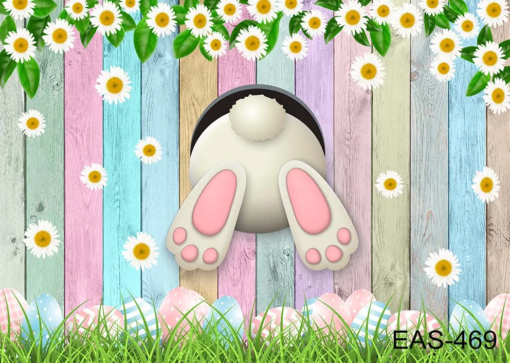 ربيع عيد الفصح الأزهار خلفية صور الأرنب الملونة البيض سياج الجزرة جدار ديكور التصوير خلفية أرنب المراعي الدعائم