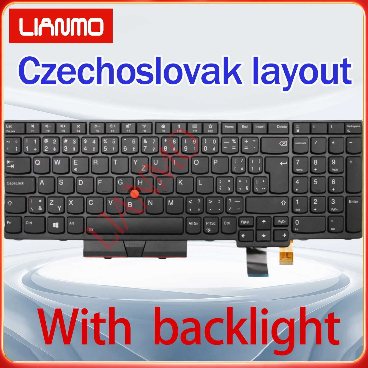 Brazil/Czechoslovak/Hebrew/Hungarian/Italian/Korean/Arabic/German for Lenovo ThinkPad T570 T580 P51S P52S Backlit Keyboard