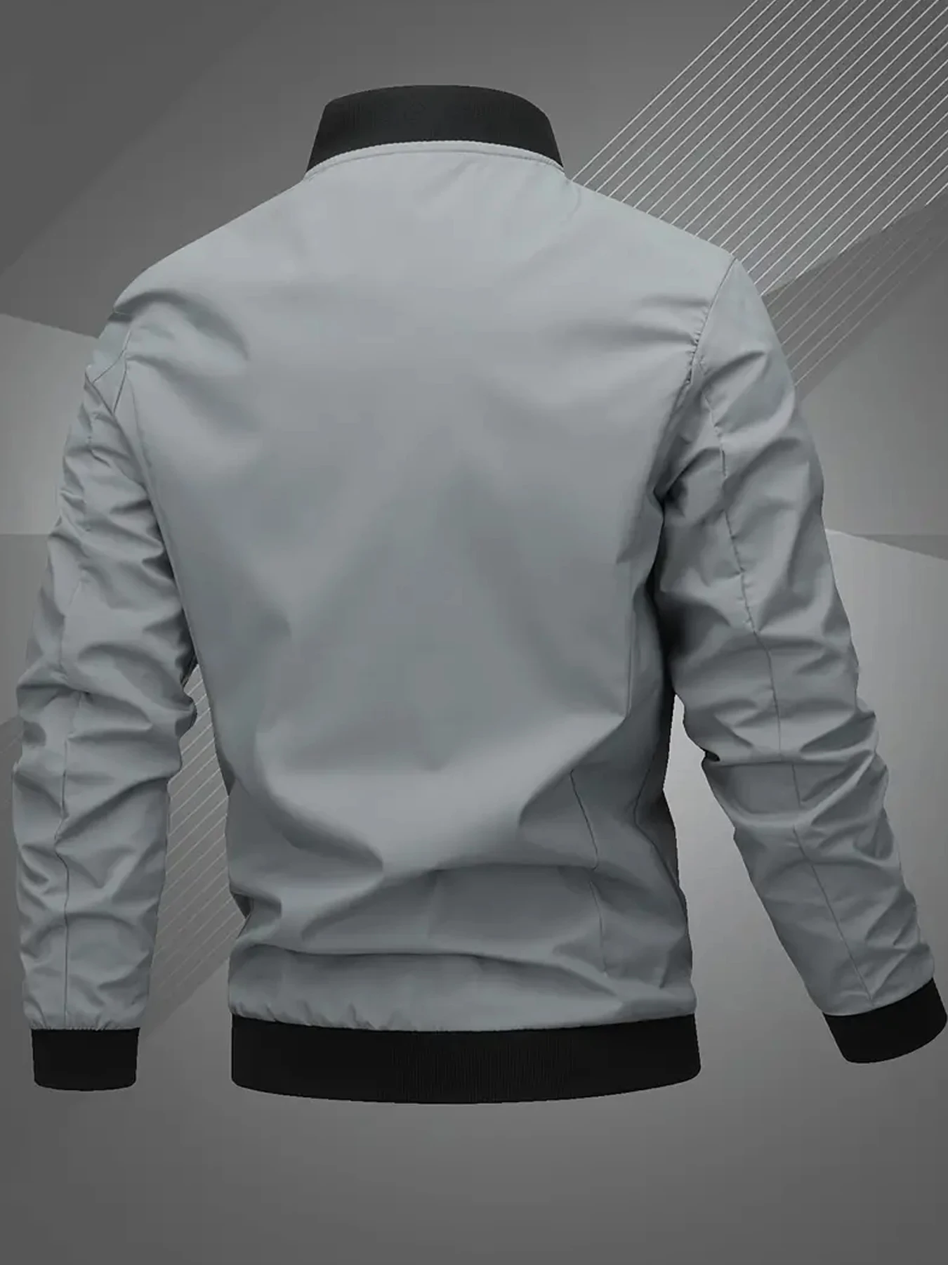 Trendy Men's Preppy Jackets Suitable for Seasonal Wear, Spring and Autumn Fashionable Men's Casual Jackets