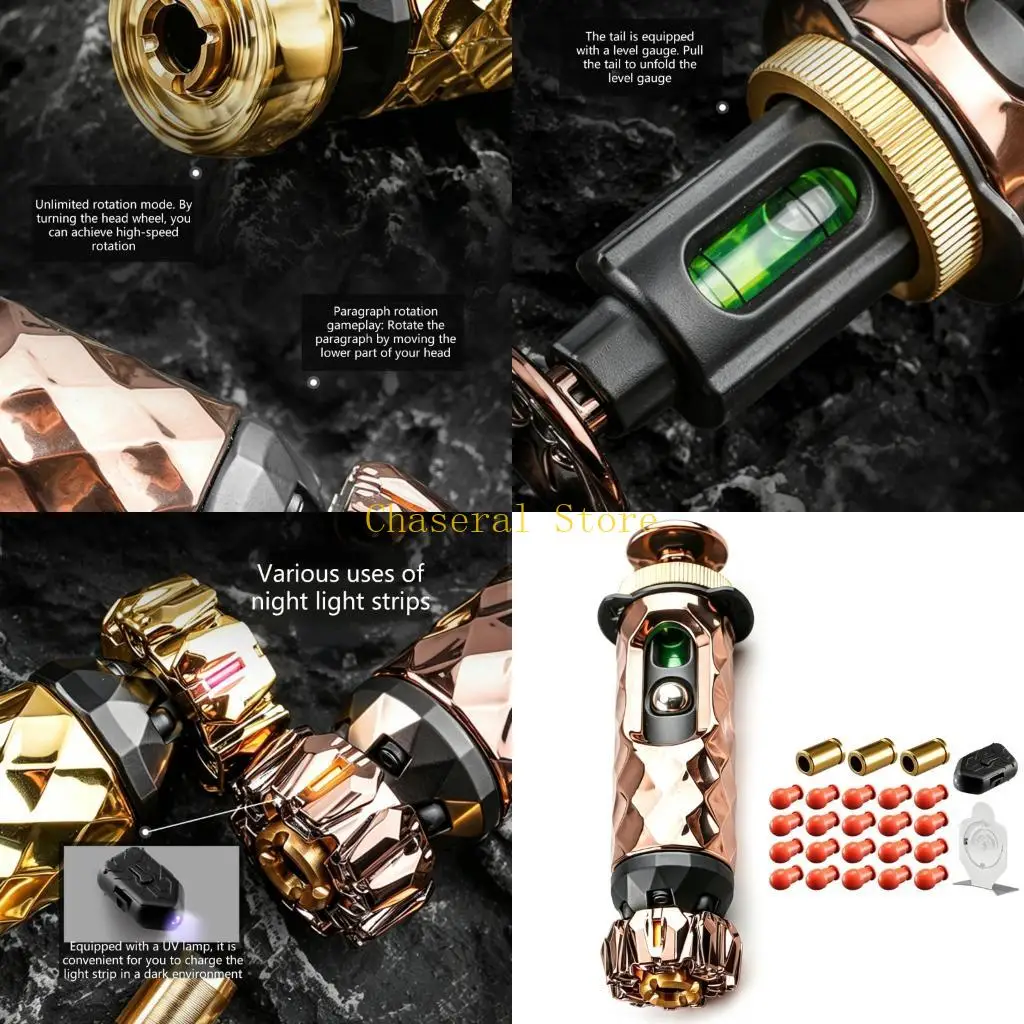 E7CE Popular Foam Toy Guns With Shell Ejection Fingertip Spinner For Stress Relief