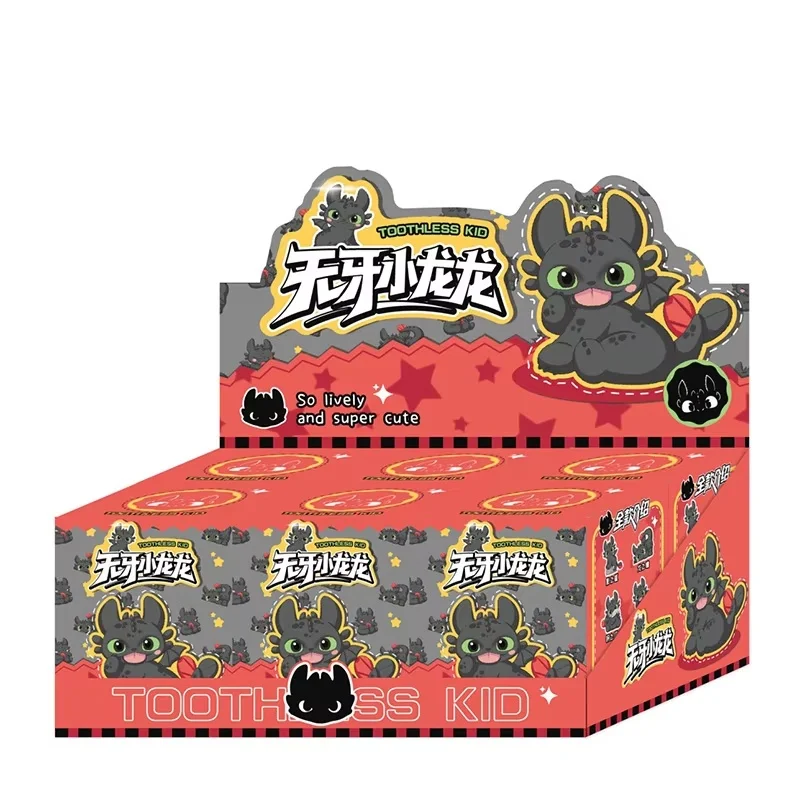 

Креативная слепая коробка дракона без зубов, аниме, окружающая модная игрушка, подарок для мальчиков, игрушка, коллекционные фигурки, удивленные унисекс