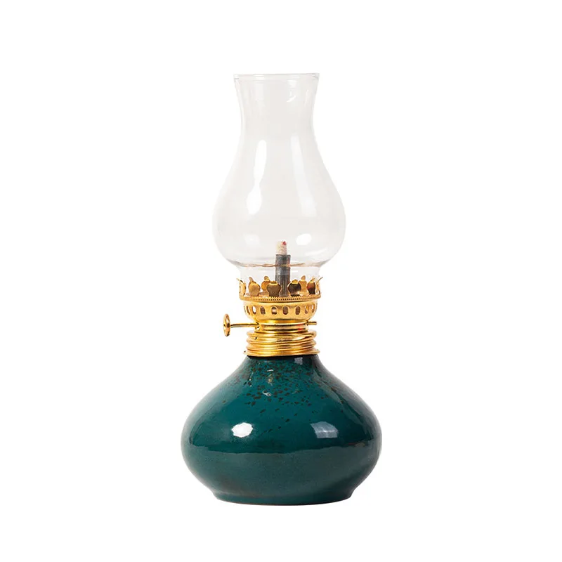 Tradycyjna ceramiczna lampa na masło - aromatyczny palnik kadzidła i nastrojowe oświetlenie nocne do domu w stylu zen — 2