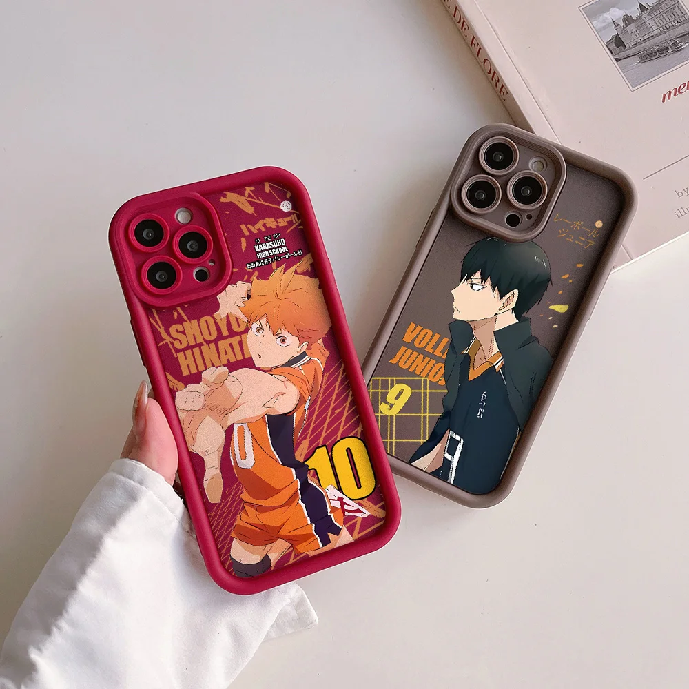 Anime Volleyball Haikyuu Phone Case For Samsung S24 S23 S22 S21 S20 Note 20 FE Plus Ultra 5G Soft Silicone TPU Cover