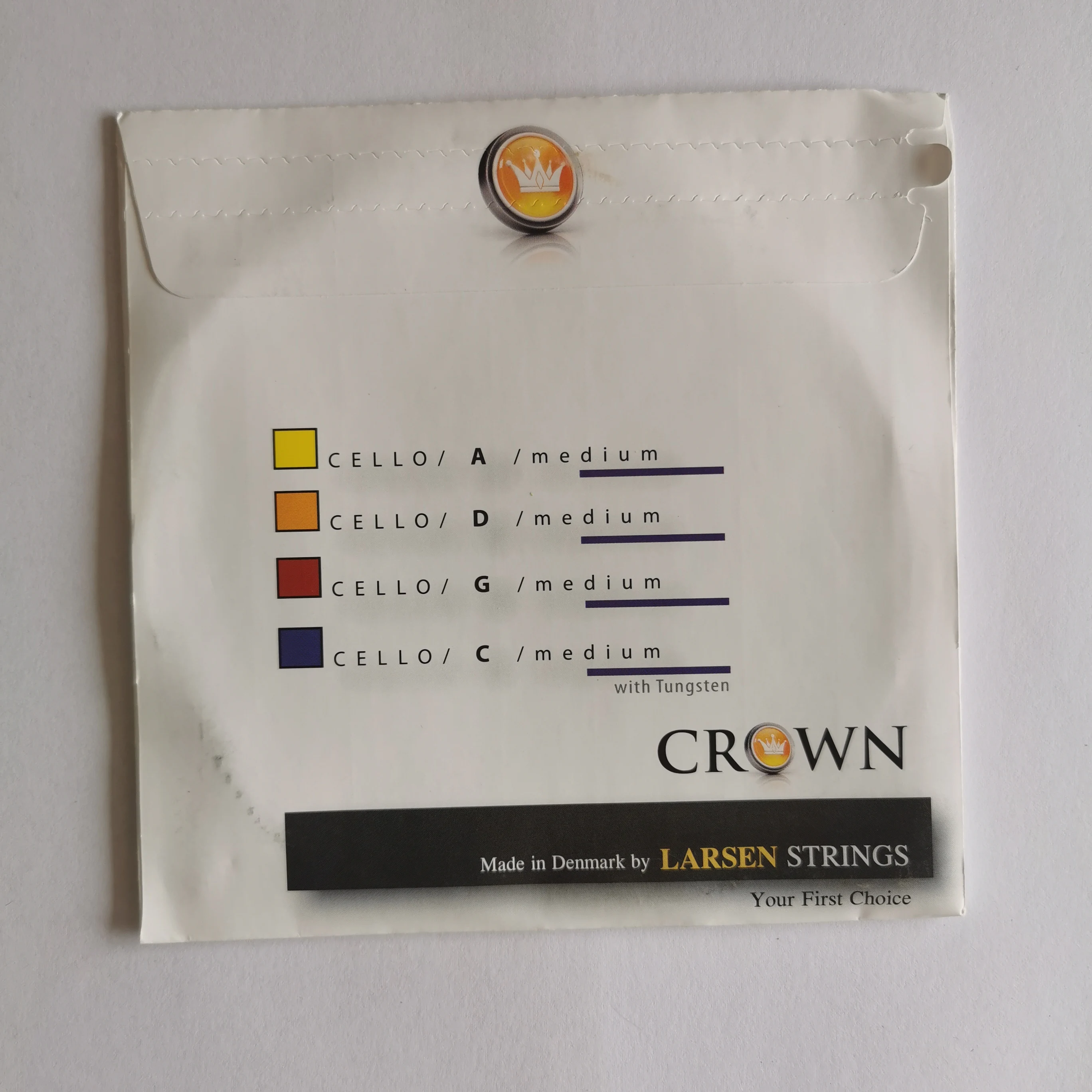 Original Larsen Crown Cello strings D II