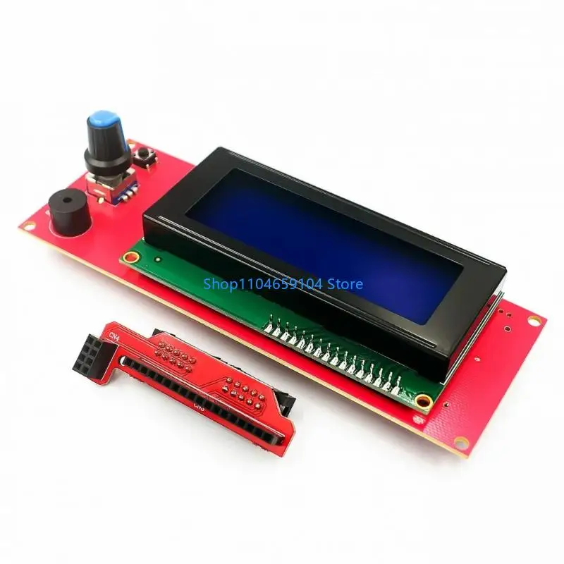Módulo Industrial controlador LCD 2004 com rampas 1.4 adaptadores escudo