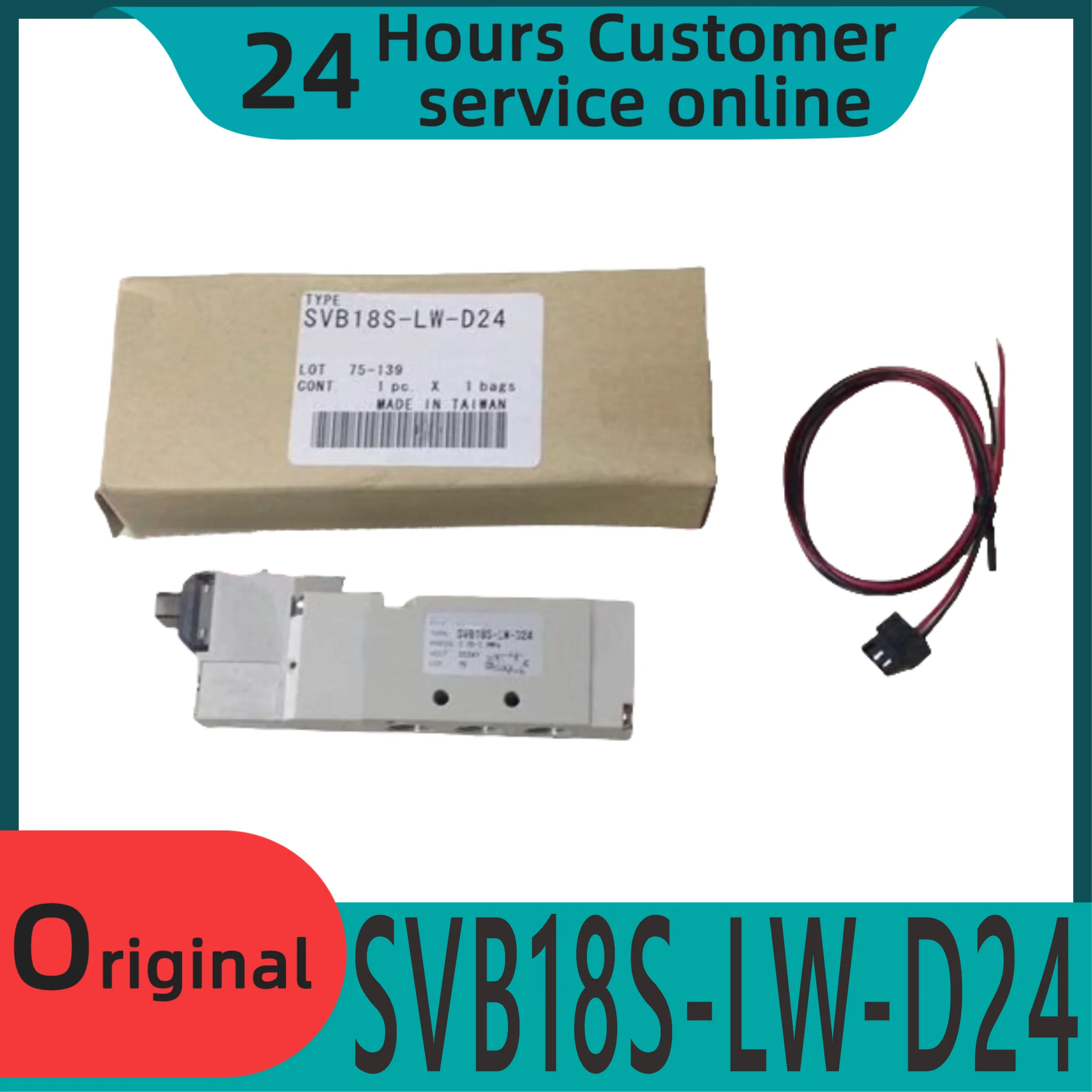 

Brand new original solenoid valve SVB18S-LW-D24