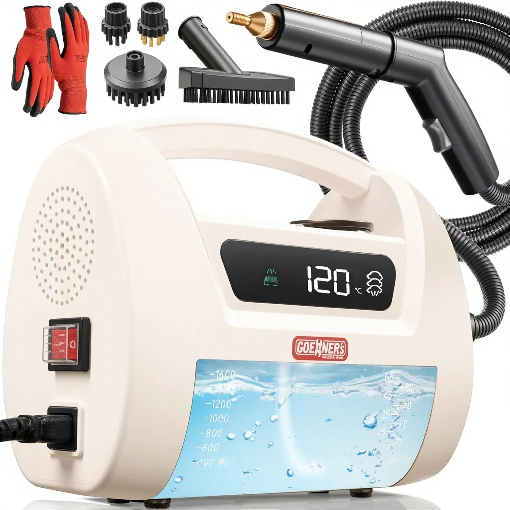 

2500W Upgraded 3.5Bar High Pressure Handheld Steam Cleaner Powerful Steam Washer For Car Seat Sofa Kitchen Bathroom Stain