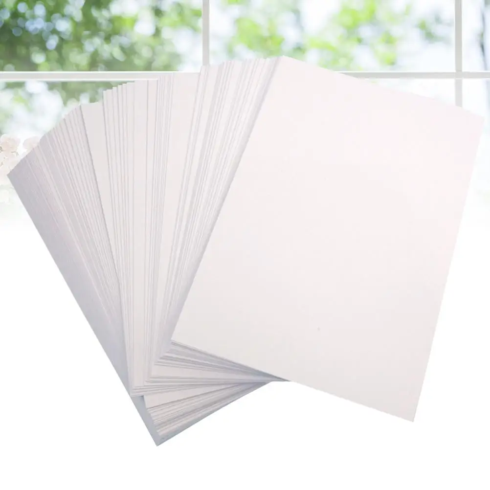 50pcs Photo Paper A4 High Glossy Double Side Printable for Home Office Picture Printer Photographic Coated Paper