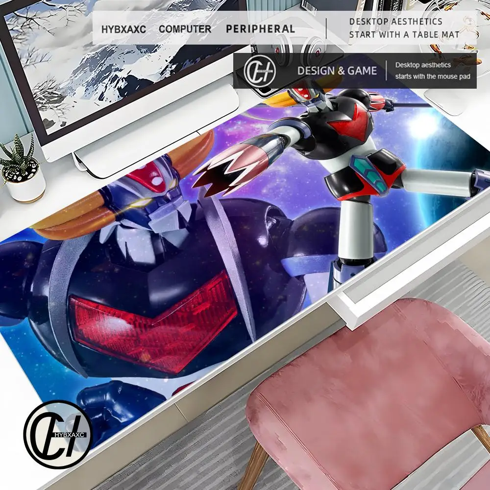 

Grendizer and Actarus UFO robot mouse pad 80×30 cute HD desk pad extended gaming keyboard pad large 90x40cm XXL gaming console