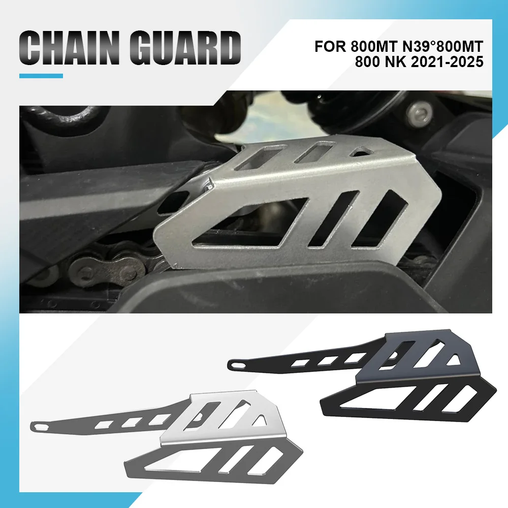 

Для CFMOTO 800MT N39 ° CFMOTO 800MT 800 NK 2021-2023 2024 2025 800NK Защитная крышка заднего цепи мотоцикла, защита звездочки
