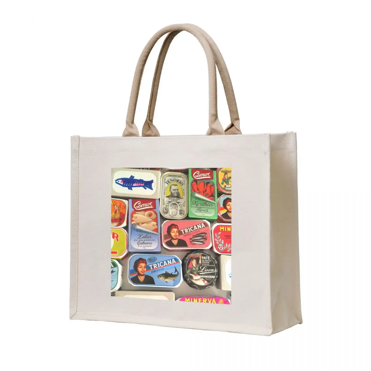 

Tinned Seafood of Portugal Tote Bag cute tote bag tote bags aesthetic Canvas stote bag
