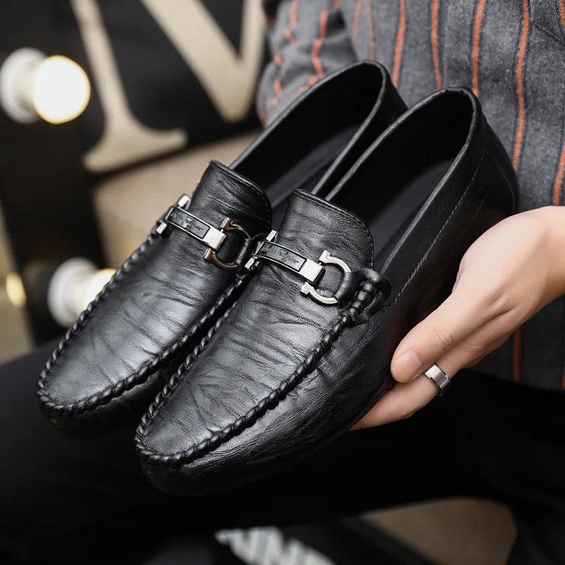 Men Casual Shoes Leather Shoes for Men Sneakers 2023 Luxury Brand High Quality Sports Shoes moccasins Dress Loafers Shoes