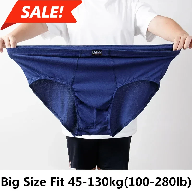 1Pcs Big Size Briefs Large Underwear For Men Underpants Cotton Breathable Boys Panties Undies Male Shorts Knickers 6XL 7XL 8XL