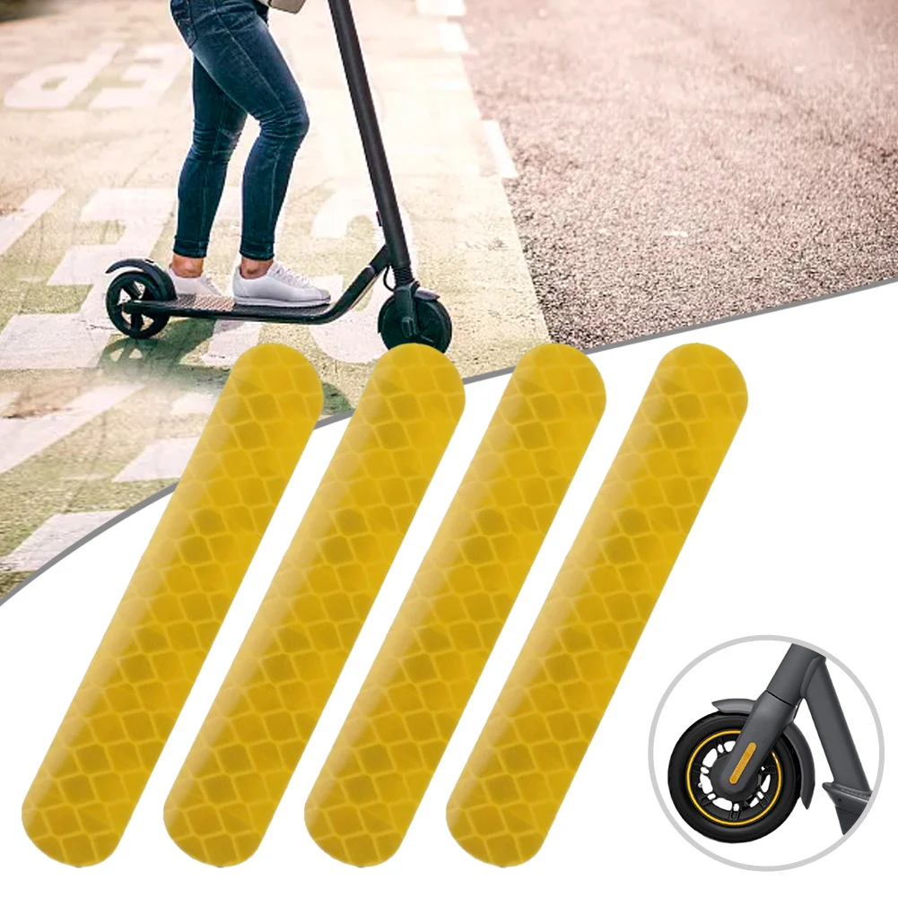 

Electric Scooter Reflective Stickers Board Modified Night Riding Portable Scooter Replacement Parts Side Cover