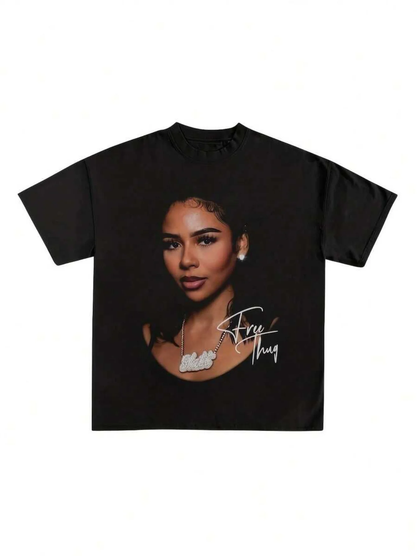 Women's Cotton Short Sleeve T-Shirt Mariah Scientist T-Shirt - R & B Style T-Shirt - Free Shipping T-Shirts, Material, Heat Transfer Print T-Shirt
